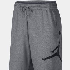 JORDAN JUMPMAN AIR FLEECE SHORTS Grey/Black